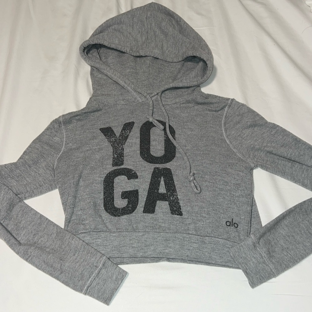 Crop top hoodie